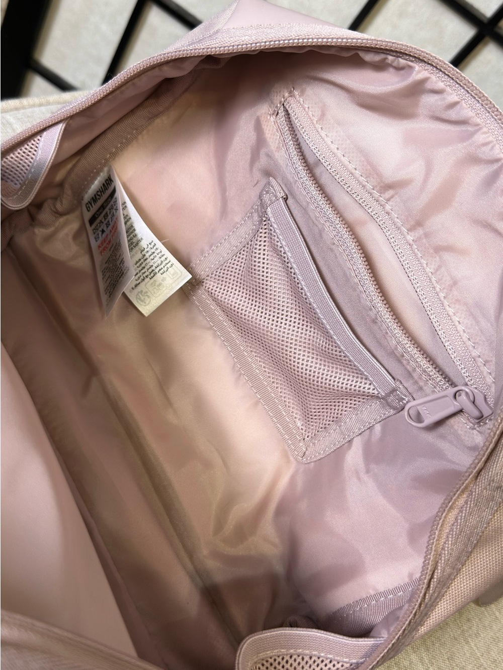 GYMSHARK Blush Pink Gym Bag - Picture 12 of 16